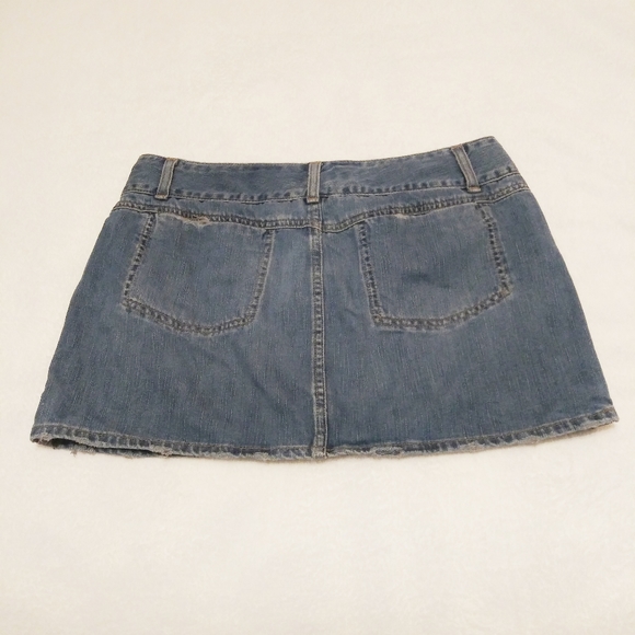 American Eagle Blue Denim Skirt Size 10 - Picture 2 of 6